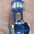 Shanghai POV high quality flange connection air-operated globe valve pn10